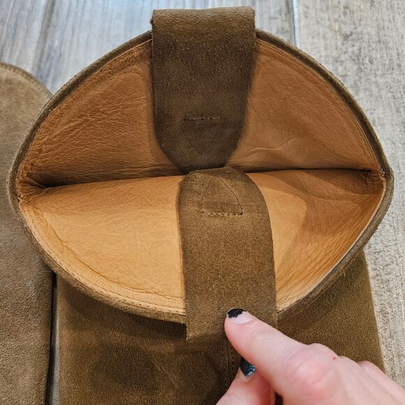 Isabel Marant Denvee Suede Knee High Boots Women EU 38 US 8 Taupe Western - Picture 15 of 16